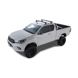 Barres de toit HEAVY DUTY RLT (x2) RHINO-RACK Toyota Hilux 8 REVO (15-)