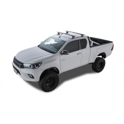 Barres de toit VORTEX RLT (x2) RHINO-RACK Toyota Hilux 8 REVO (15-)