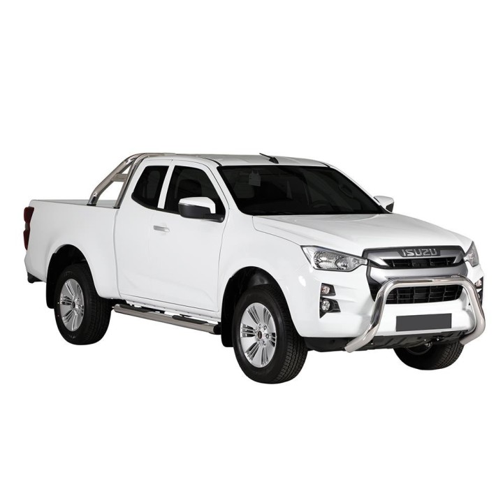 Marche-pieds Ø76 inox Isuzu D-MAX V N60 Crew Cab  (20-)