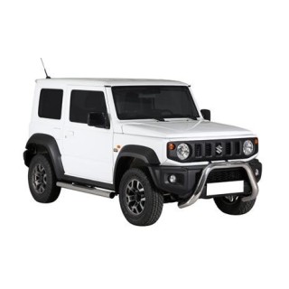 Marche-pieds INOX/NOIR Ø76 Suzuki Jimny II  (18-)