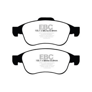 Plaquettes de frein avant EBC GREENSTUFF