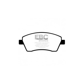 Plaquettes de frein avant EBC GREENSTUFF