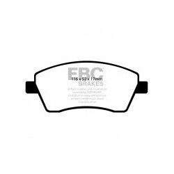 Plaquettes de frein avant EBC GREENSTUFF (TRW)