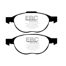 Plaquettes de frein avant EBC GREENSTUFF (ATE)