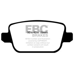Plaquettes de frein arrière EBC ULTIMAX (TRW)