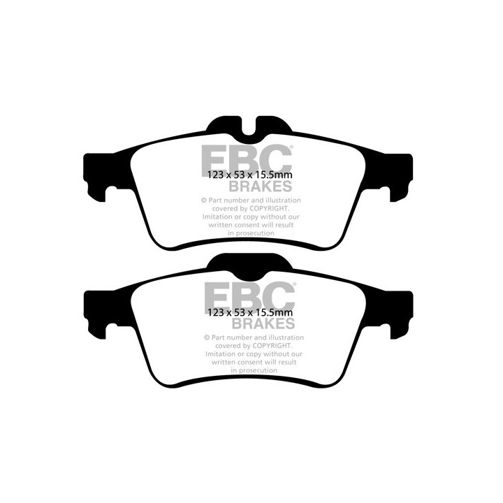 Plaquettes de frein arrière EBC ULTIMAX (ATE)