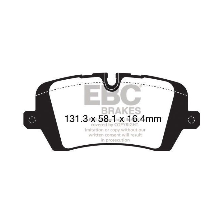 Plaquettes de frein arrière EBC ULTIMAX (TRW)