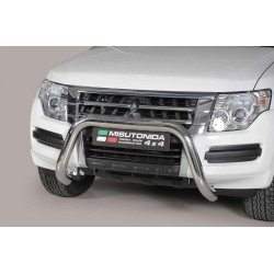 Super Bar INOX/NOIR MISUTONIDA Ø76 Mitsubishi PAJERO 4 (15-)