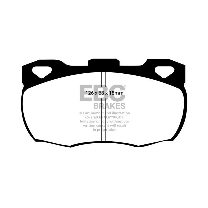 Plaquettes de frein avant EBC ULTIMAX (TRW)