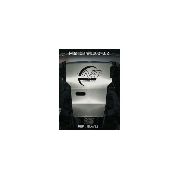 Protection avant alu N4 Mitsubishi L200 3 K74 (98-06)