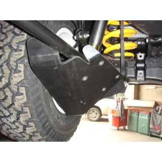 Protection amortisseurs arriere alu N4 Toyota Landcruiser 200